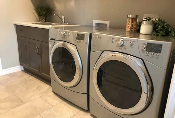 washer dryer laundry sink cabinet